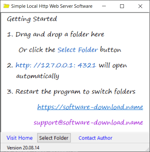Download Simple Local Http file Server Software Win11